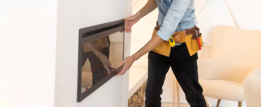 Metal Fireplace Installation in Melbourne, Florida