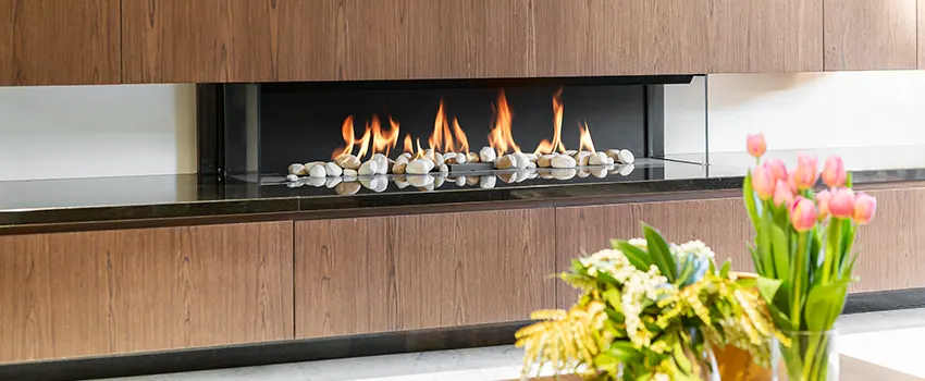 Double-height Fireplace Design Refurbishment in Melbourne, Florida