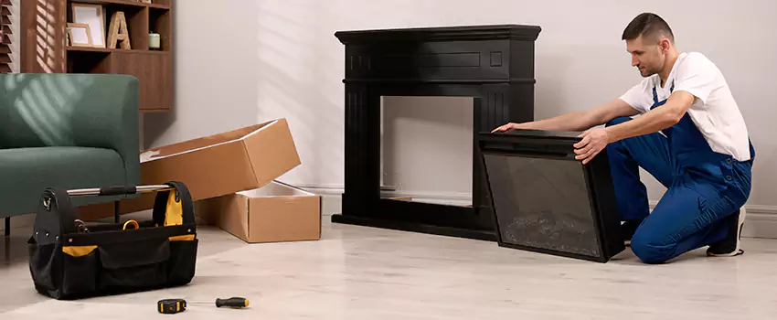 Old Rusted Metal Fireplace Repair And Replacement in Melbourne, FL