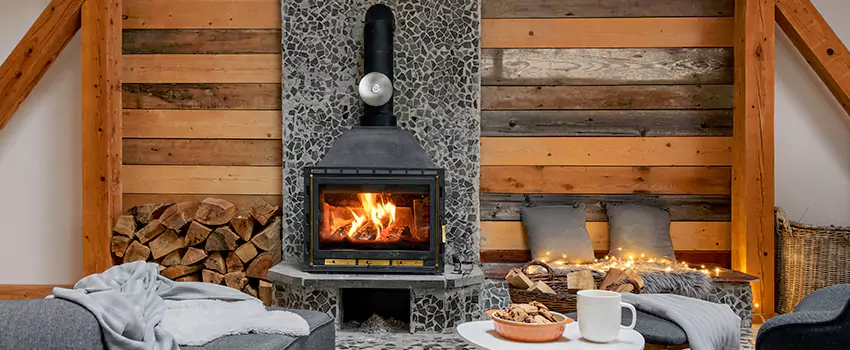 Thelin Hearth Products Direct Vent Gas Stove Fireplace Inspection in Melbourne, Florida